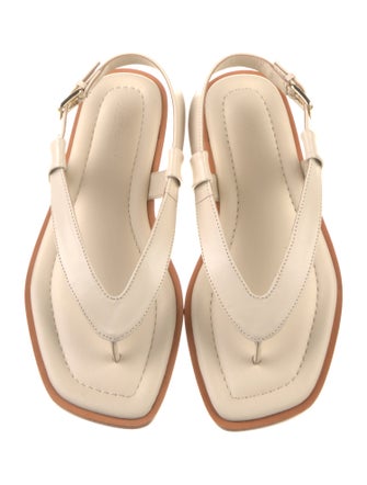 A.Emery Leather Slingback Sandals