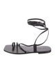 A.Emery Leather Cutout Accent Gladiator Sandals