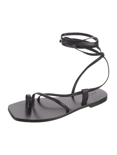 A.Emery Leather Cutout Accent Gladiator Sandals