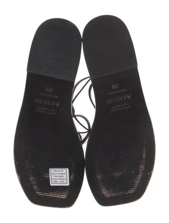 A.Emery Leather Cutout Accent Gladiator Sandals