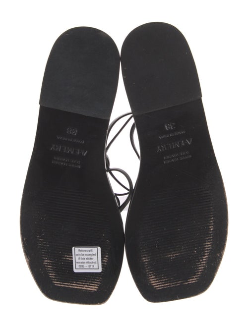 A.Emery Leather Cutout Accent Gladiator Sandals