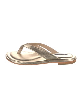 A.Emery Leather Slides