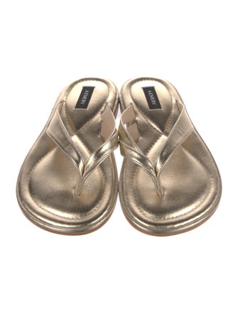 A.Emery Leather Slides