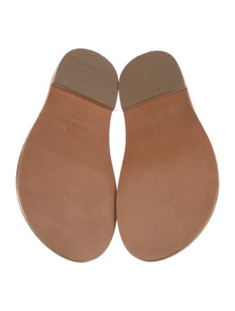 A.Emery Leather Slides