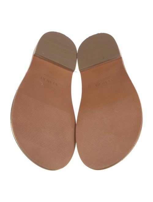 A.Emery Leather Slides