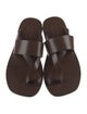 A.Emery Leather Slides