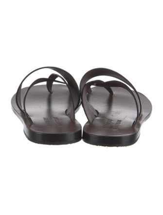 A.Emery Leather Slides