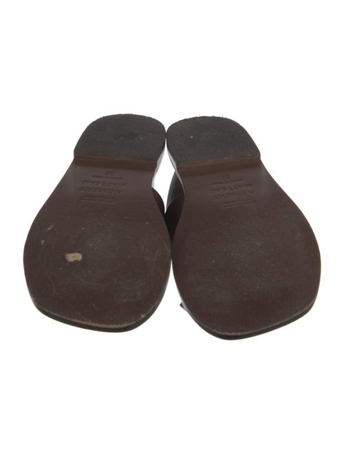 A.Emery Leather Slides