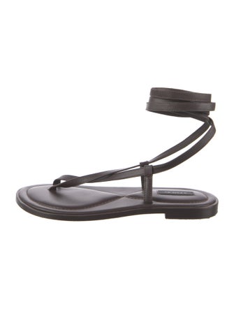 A.Emery Leather Slingback Sandals