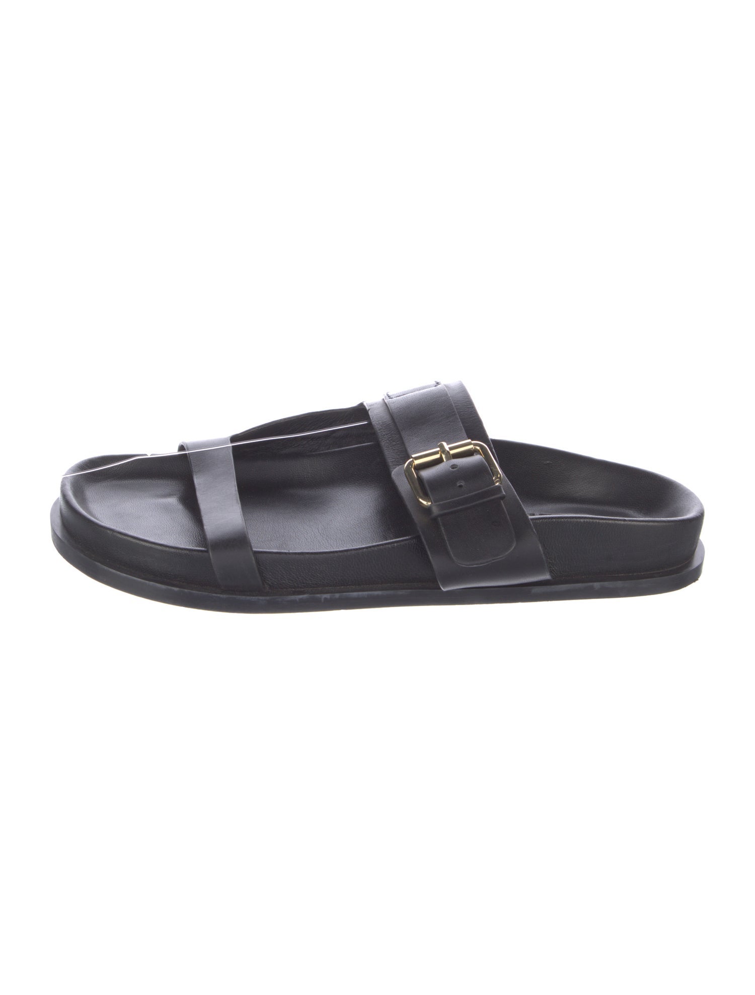 A.Emery Leather Slides