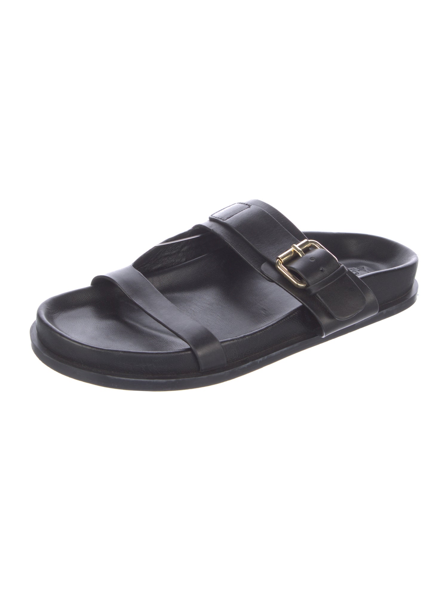 A.Emery Leather Slides