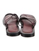A.Emery Leather Slides
