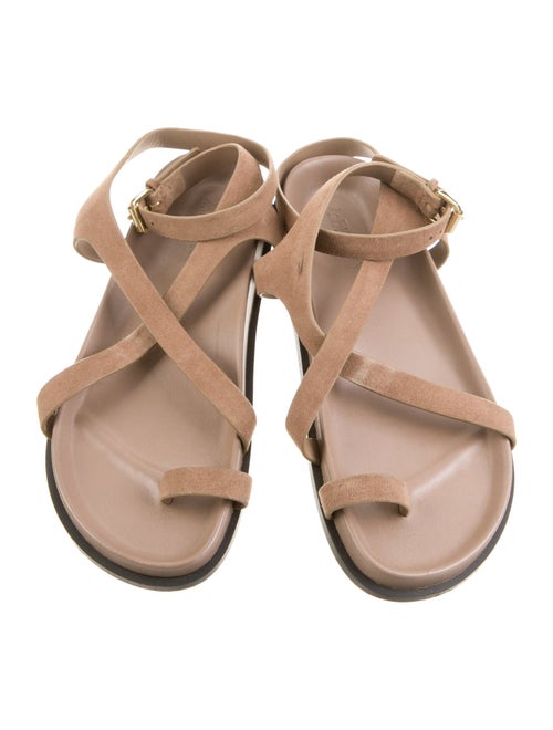 A.Emery Suede Slingback Sandals