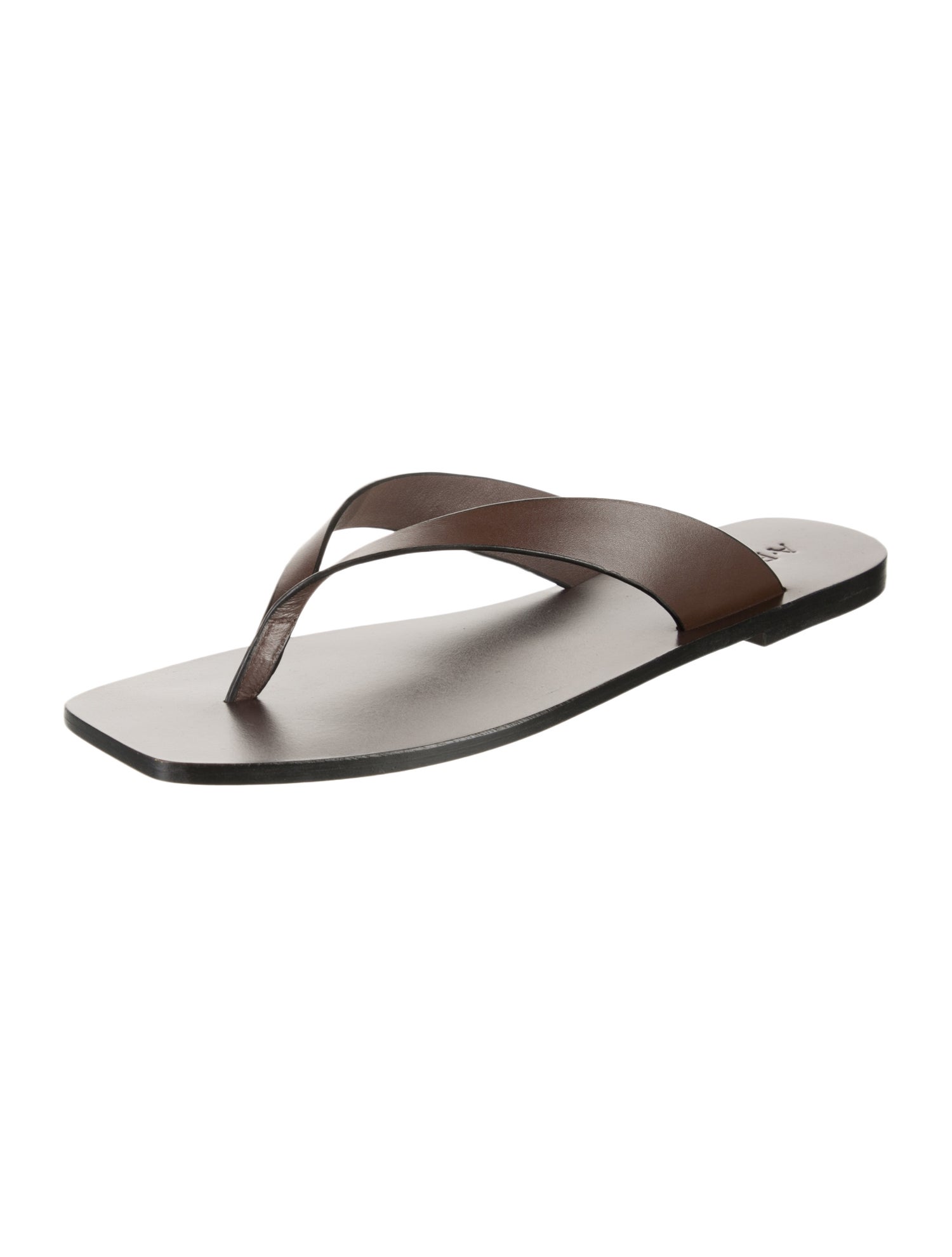 A.Emery Leather Flip Flops