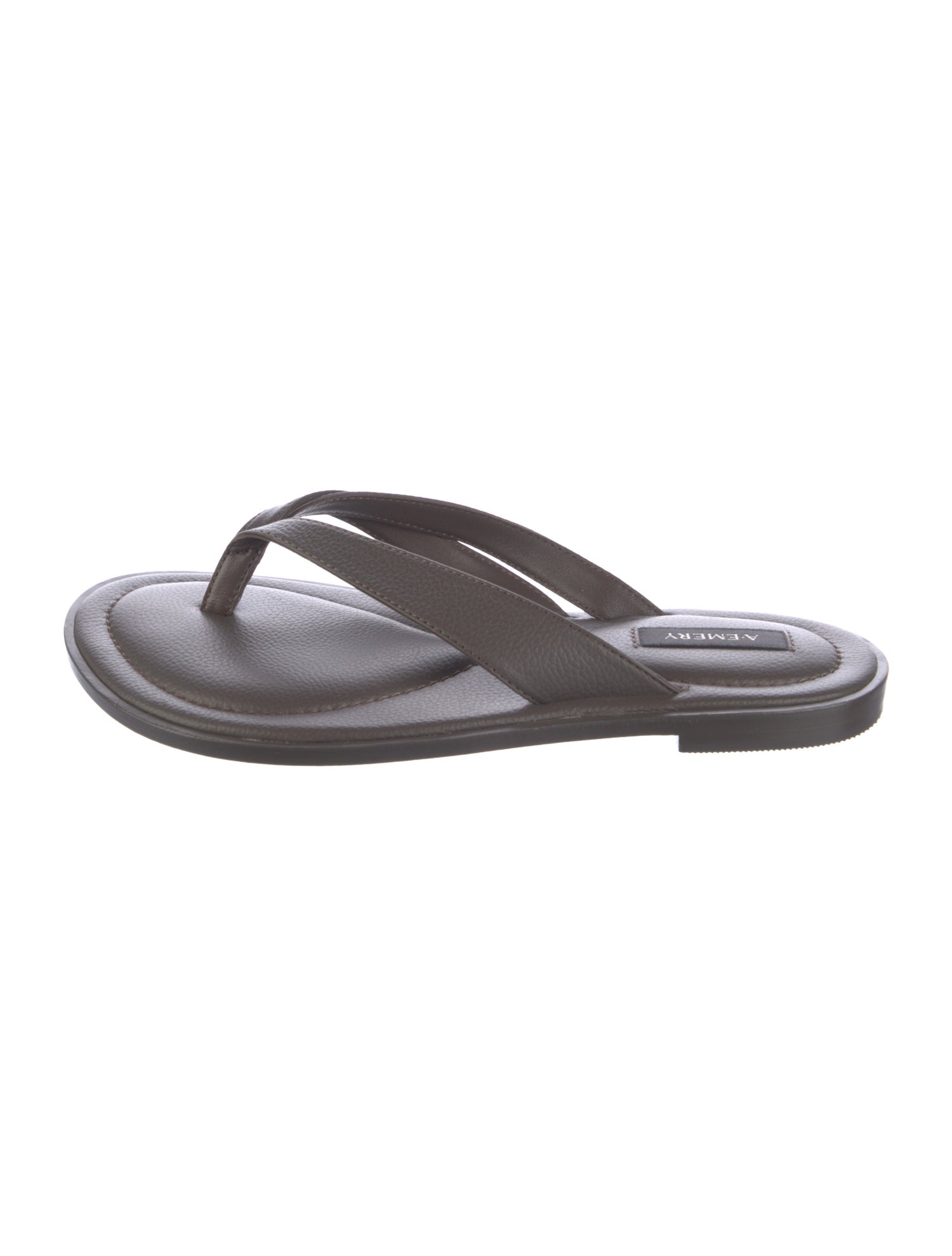 A.Emery Leather Flip Flops