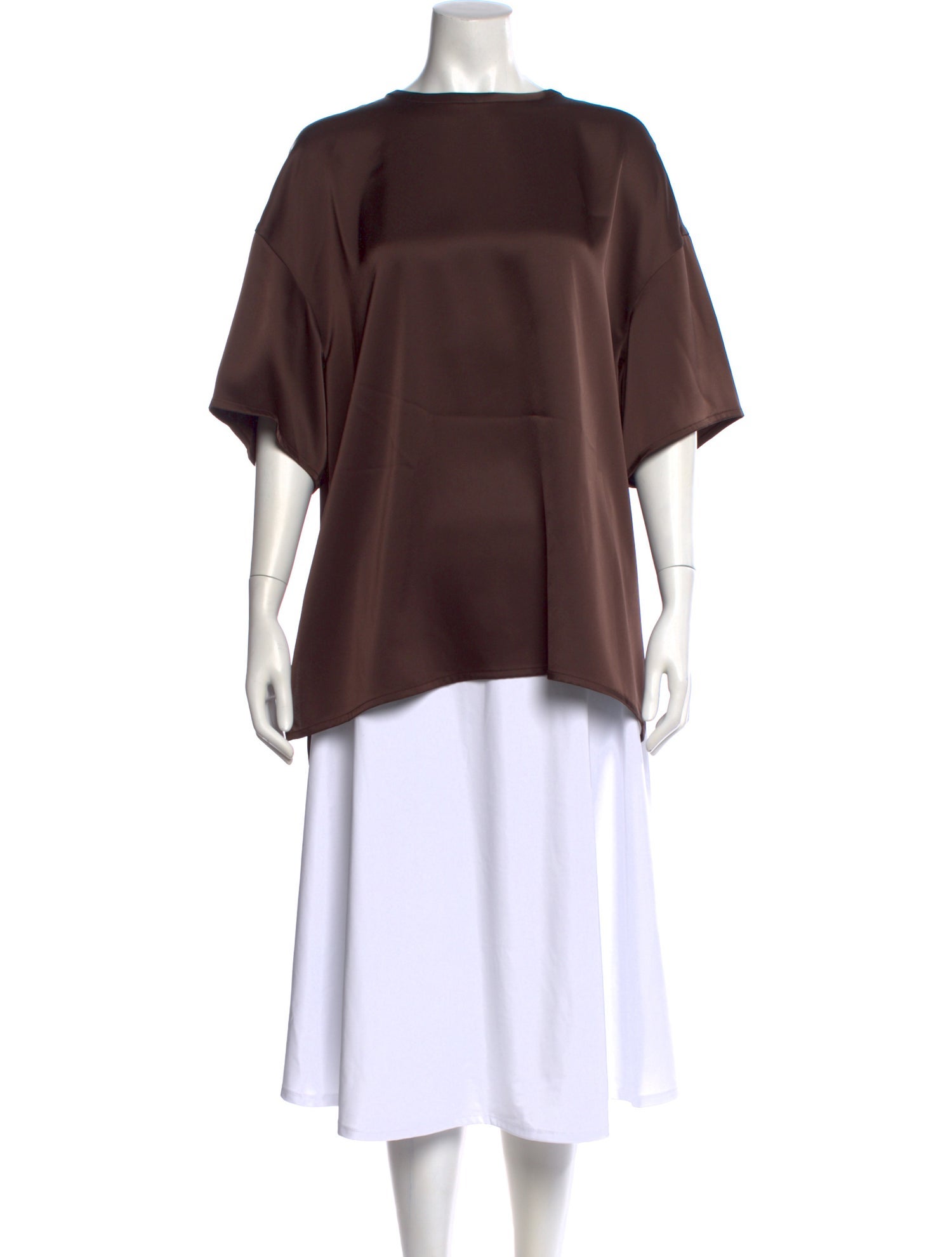 A.Emery Bateau Neckline Short Sleeve Tunic w/ Tags