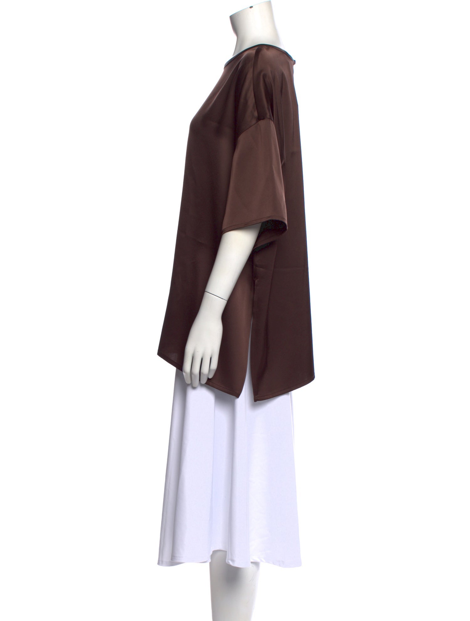 A.Emery Bateau Neckline Short Sleeve Tunic w/ Tags