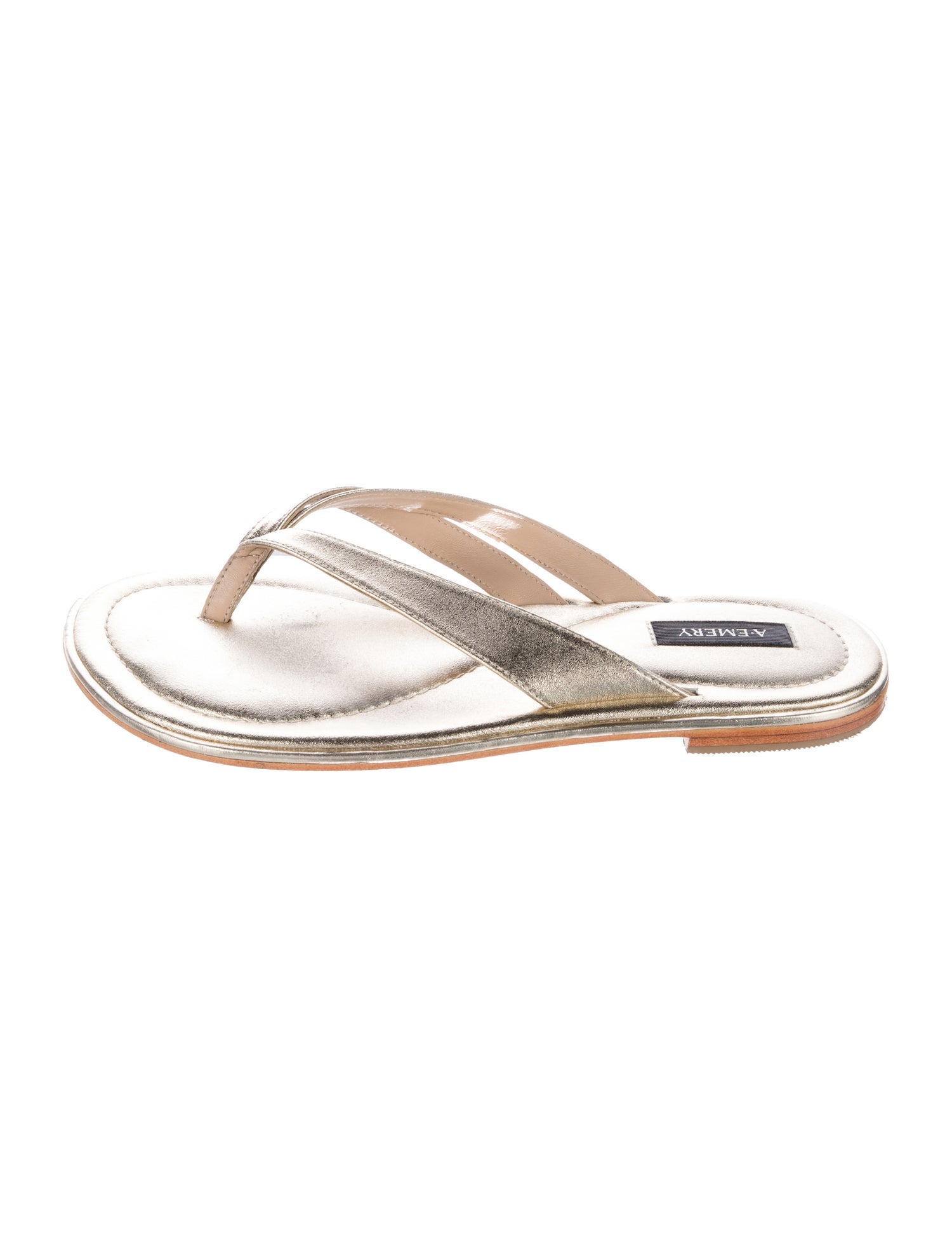 A.Emery Leather Flip Flops