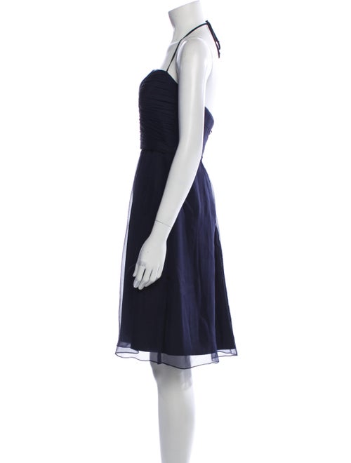 Amsale Silk Mini Dress