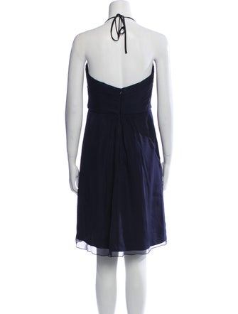 Amsale Silk Mini Dress