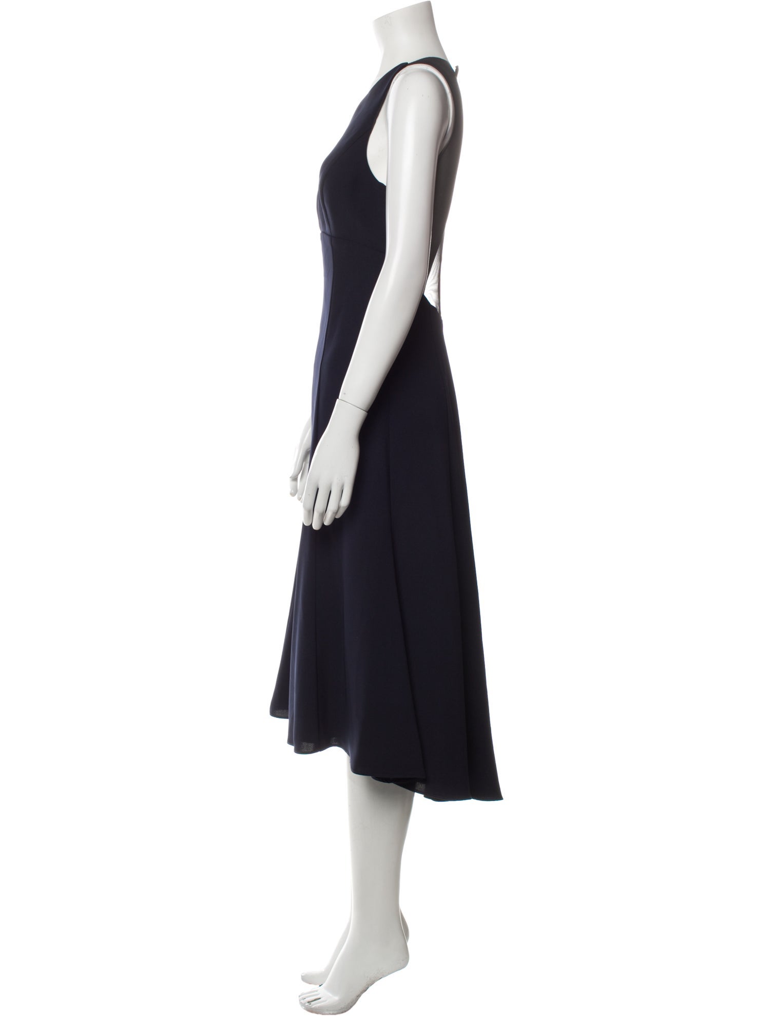 Amsale Crew Neck Midi Length Dress w/ Tags