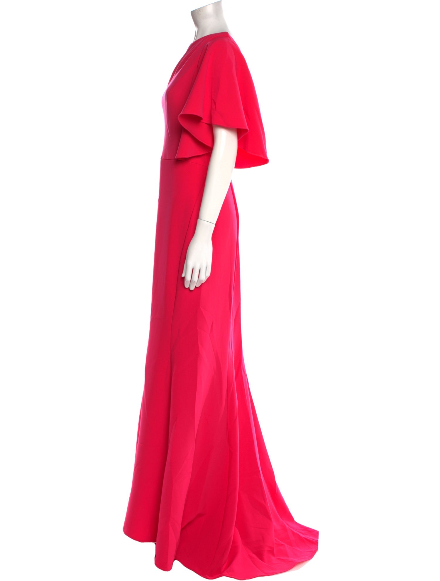 Amsale Asymmetrical Long Dress