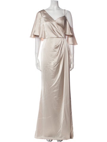 Amsale Dresses Asymmetrical Long Dress US 4 | S