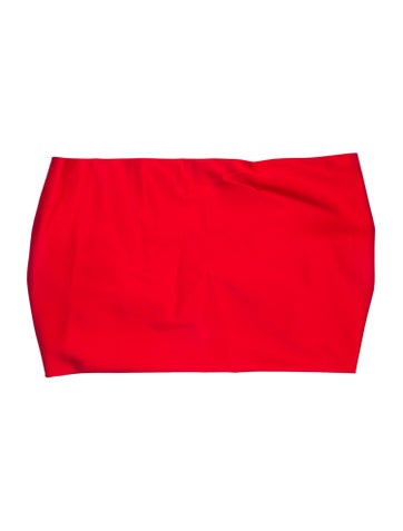 Amsale Tops Strapless Crop Top US 8 | M