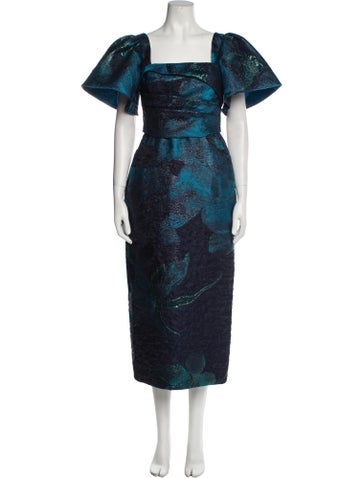 Amsale Dresses Printed Long Dress US 4 | S