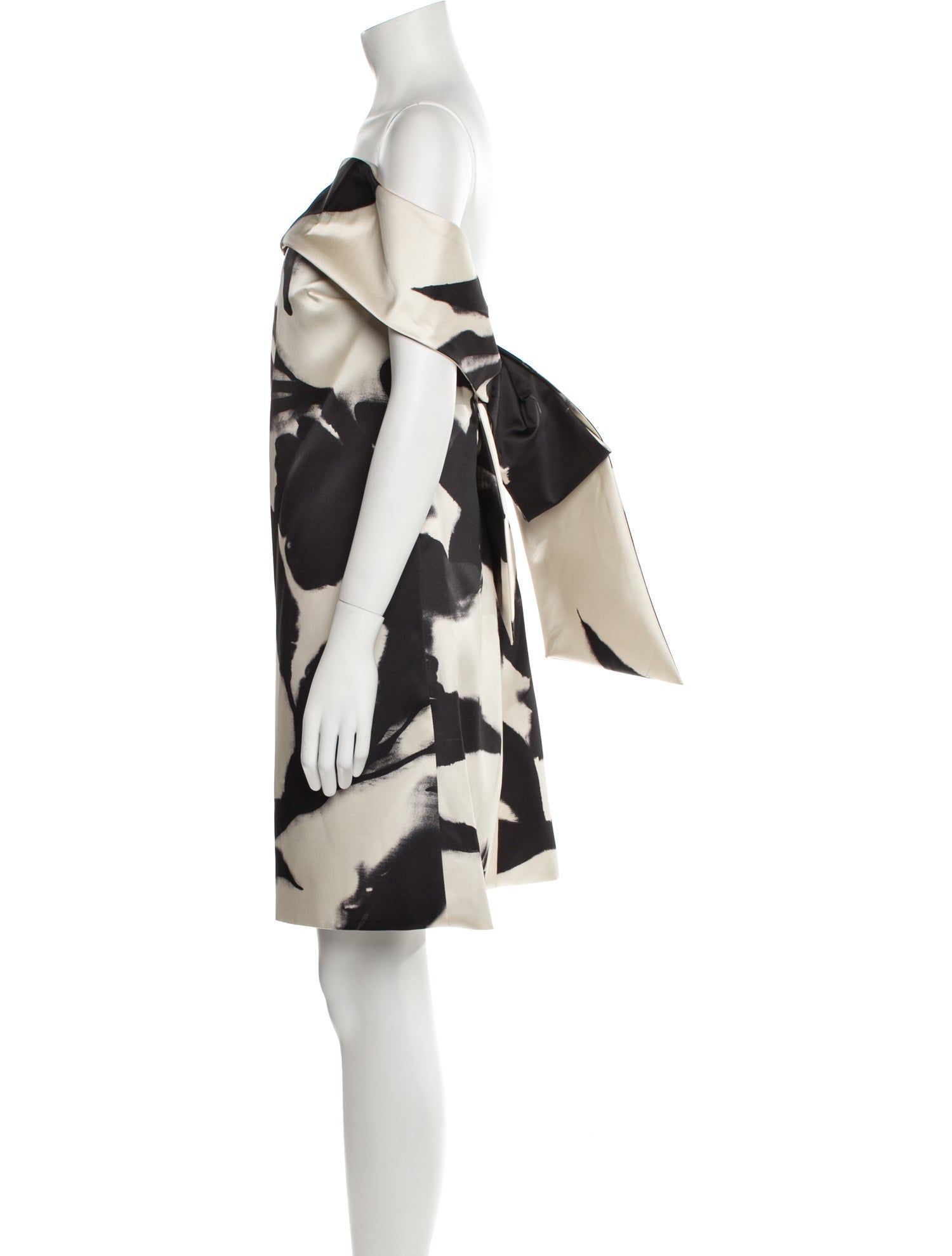 Amsale Printed Mini Dress