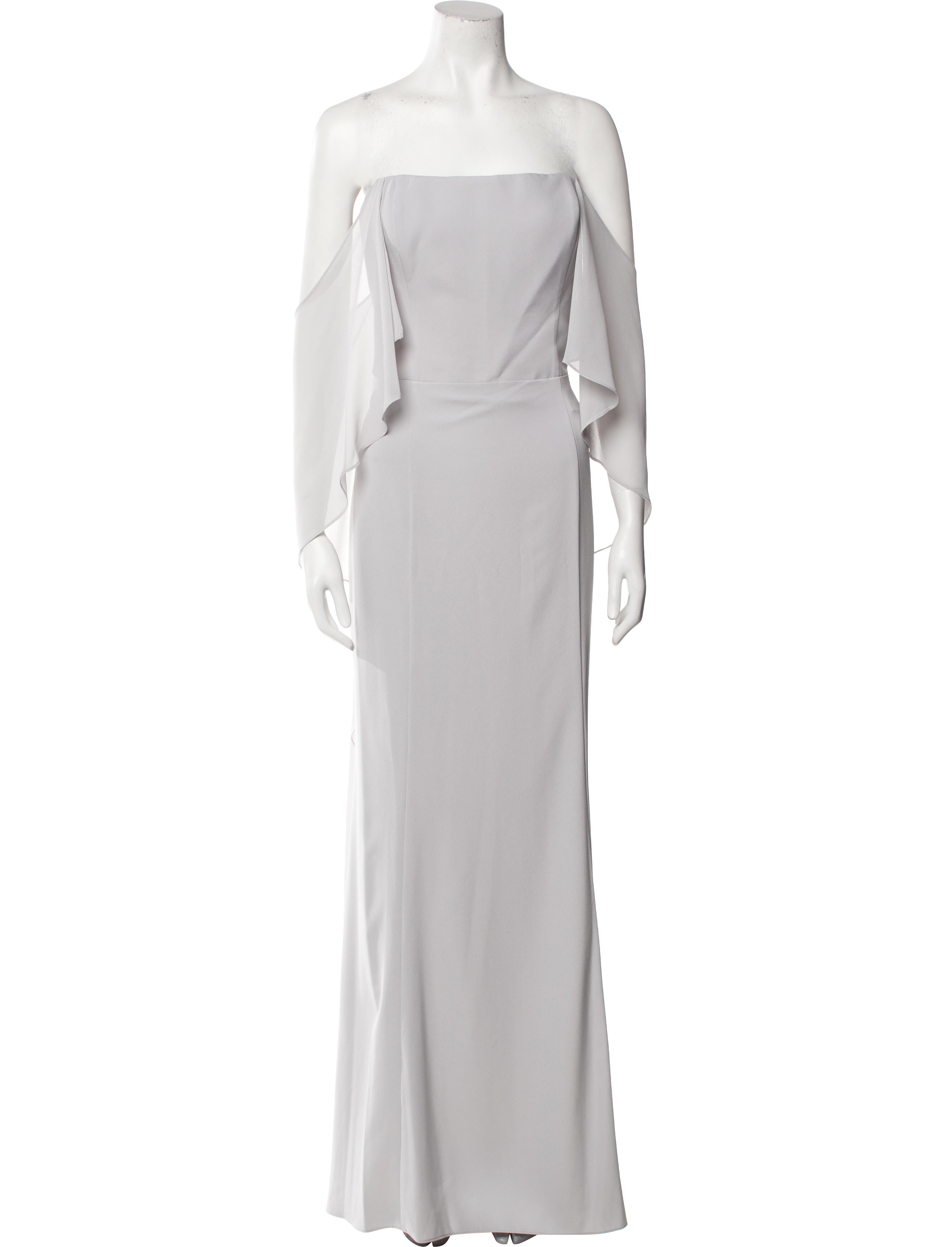 Amsale Strapless Long Dress