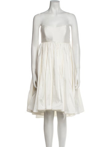 Amsale Dresses Strapless Mini Dress XS