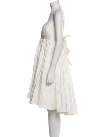 Amsale Strapless Mini Dress