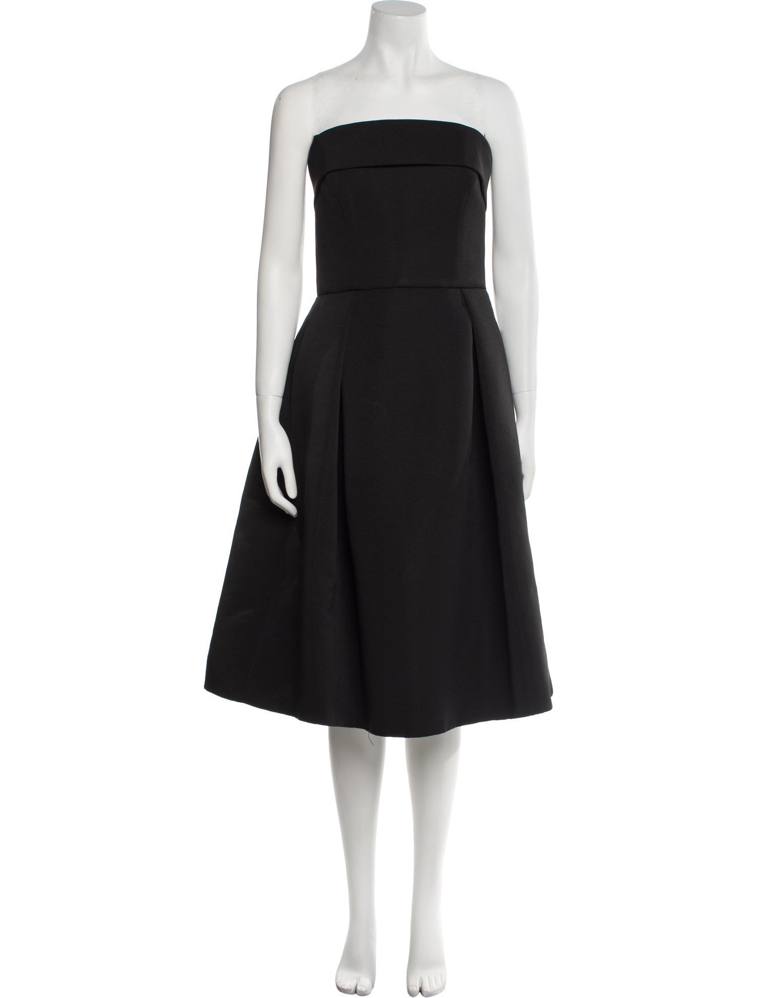 Amsale Strapless Knee-Length Dress w/ Tags
