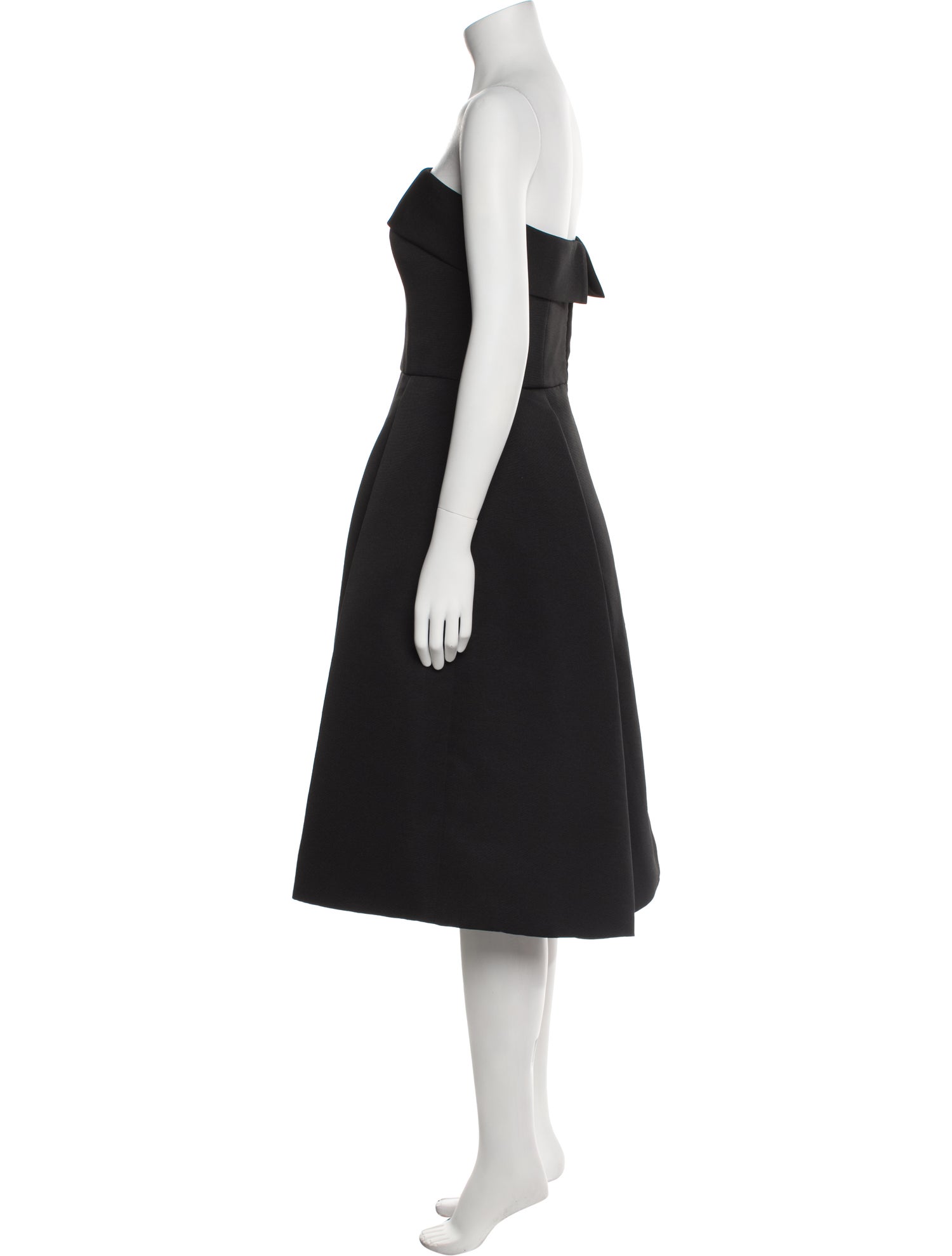 Amsale Strapless Knee-Length Dress w/ Tags