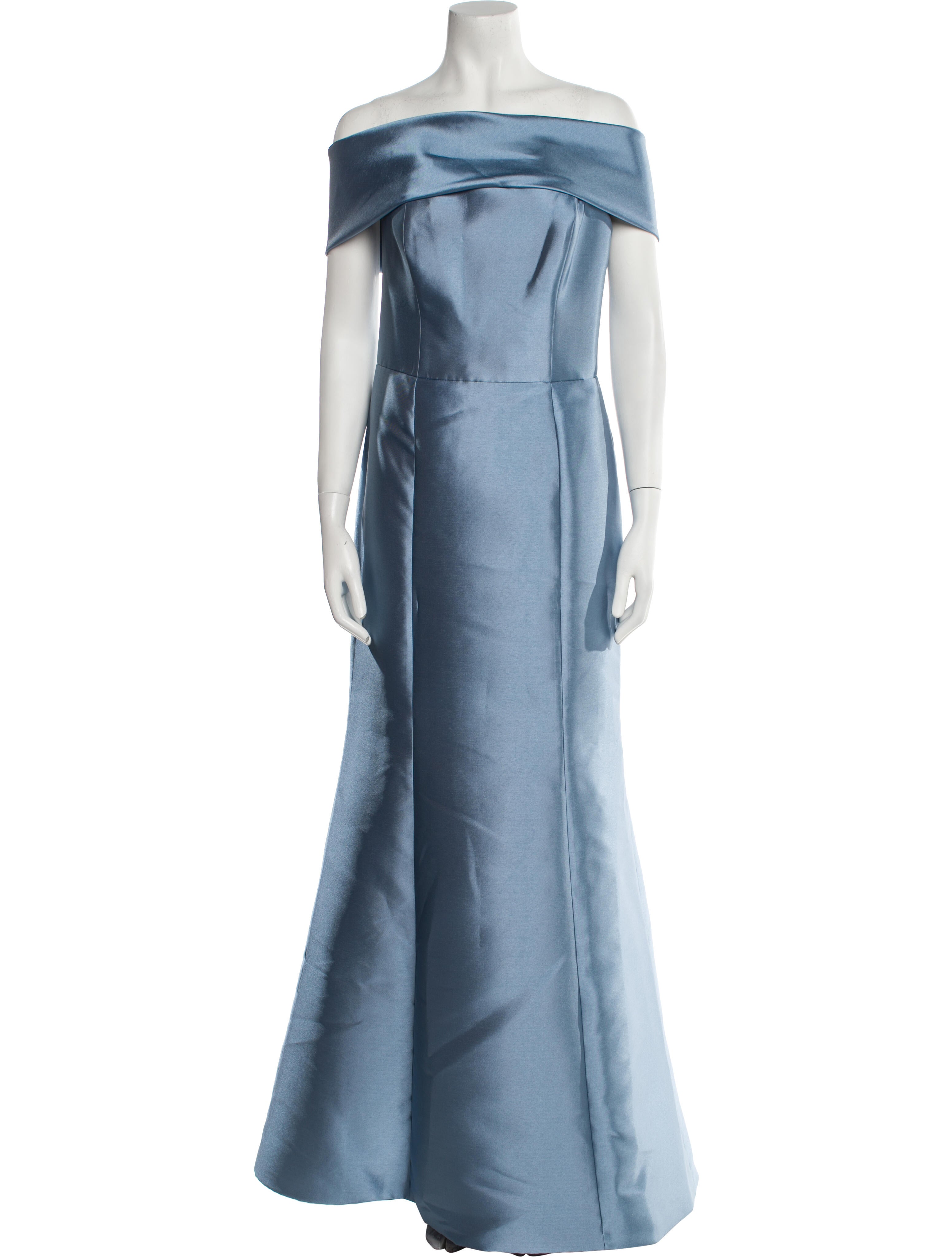 Amsale Off-The-Shoulder Long Dress