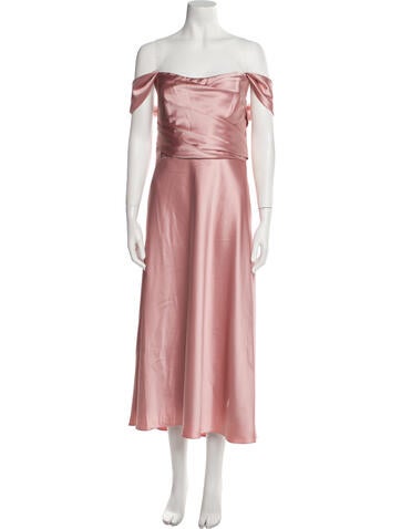 Amsale Dresses Off-The-Shoulder Long Dress XL