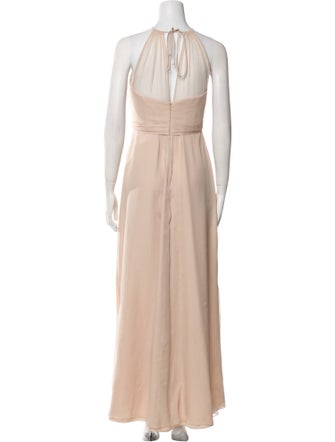 Amsale Silk Long Dress