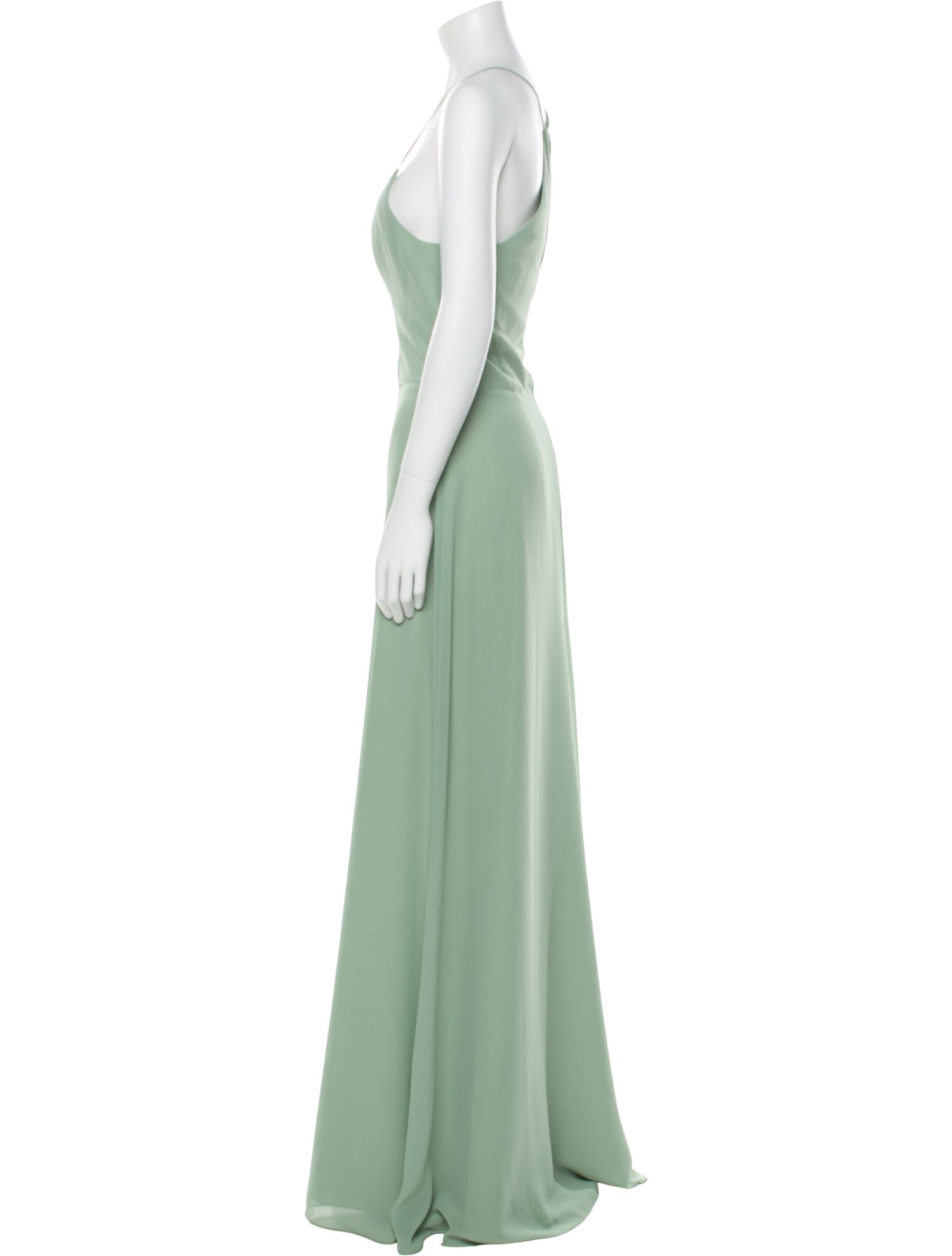Amsale Square Neckline Long Dress w/ Tags
