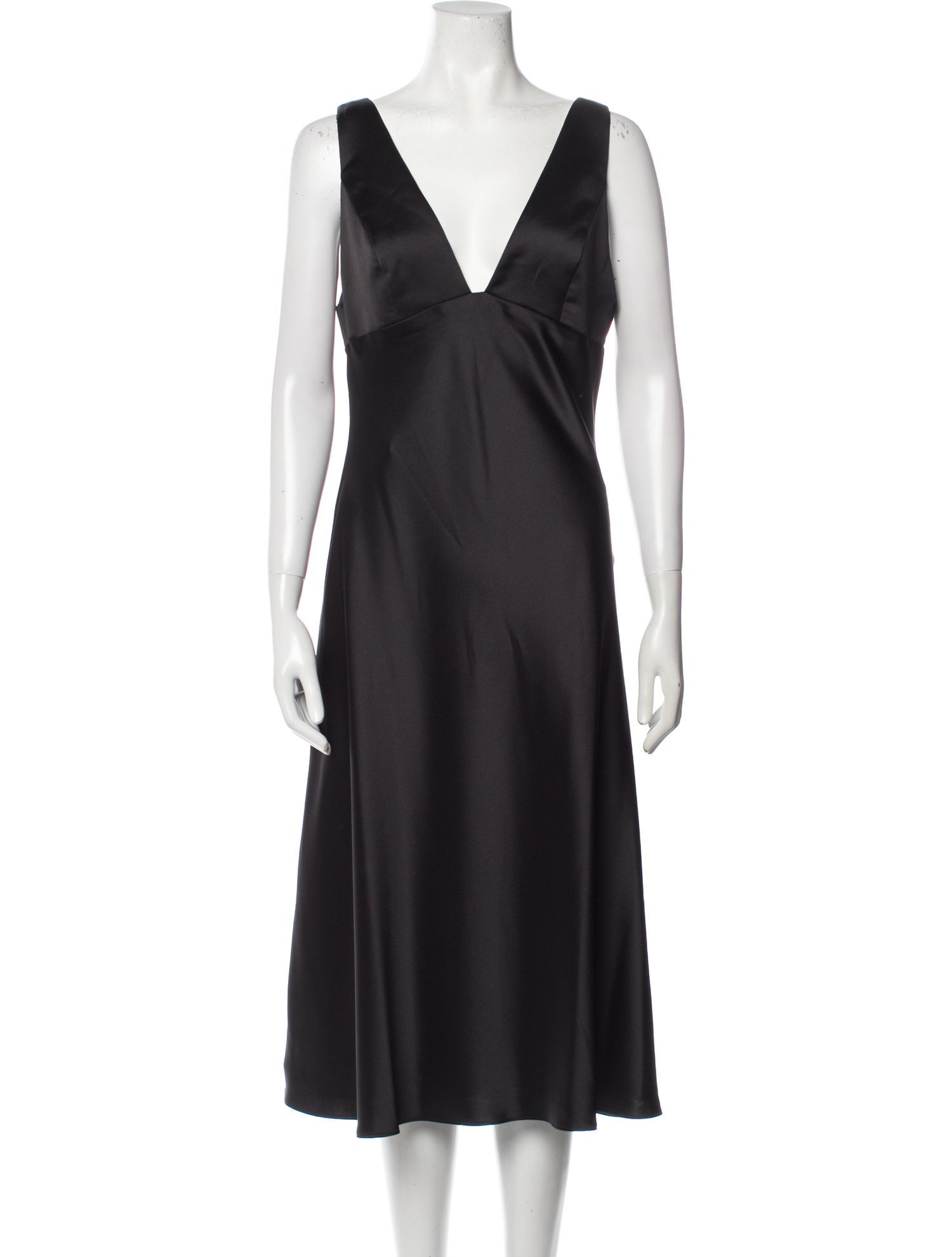 Amsale V-Neck Midi Length Dress w/ Tags