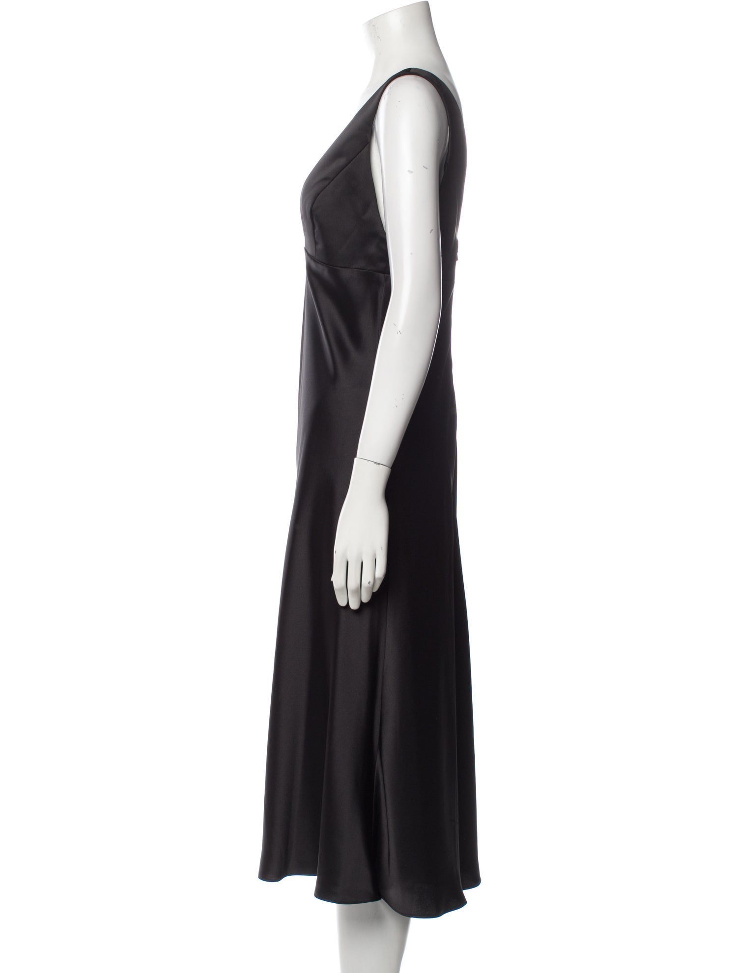 Amsale V-Neck Midi Length Dress w/ Tags