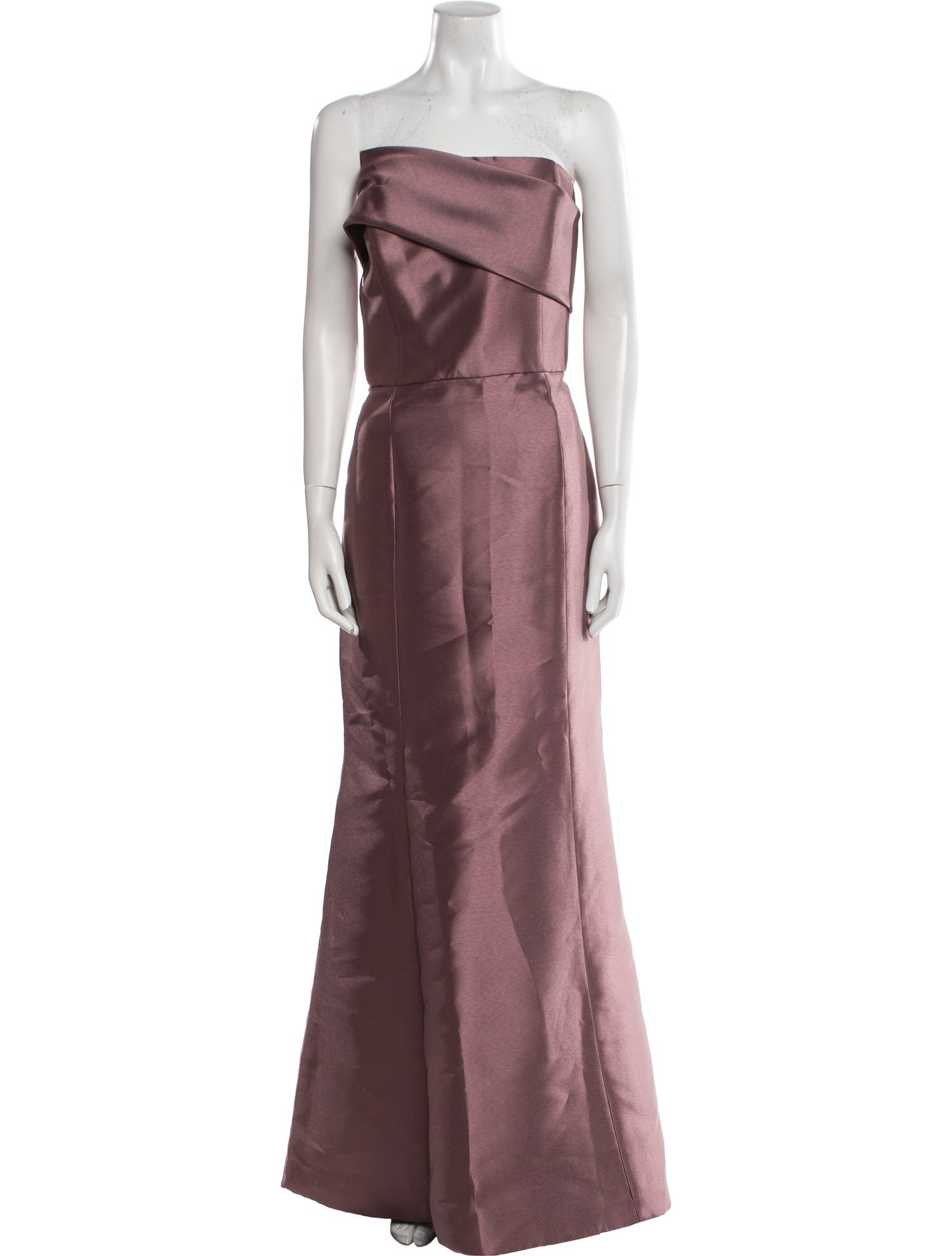 Amsale Strapless Long Dress