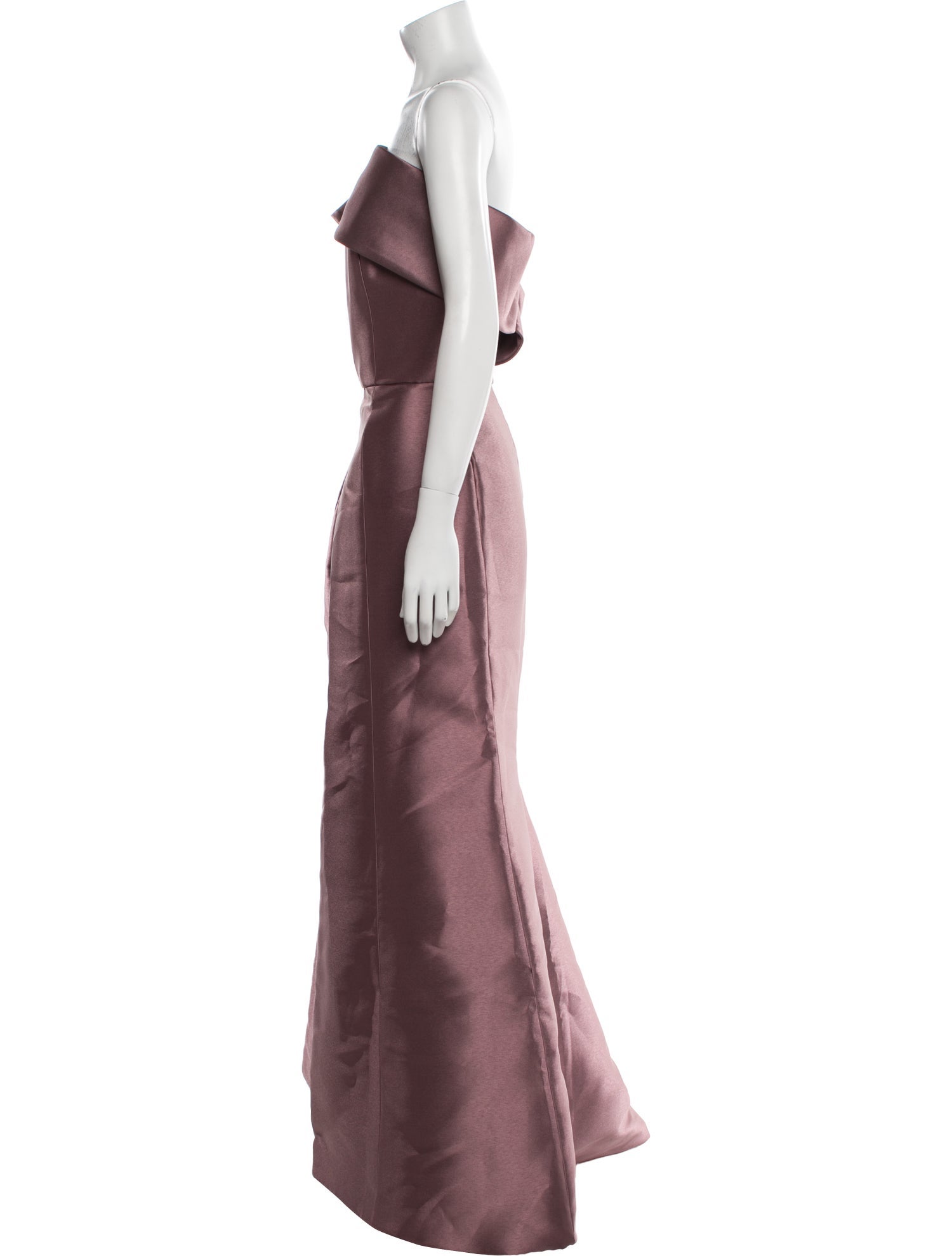 Amsale Strapless Long Dress