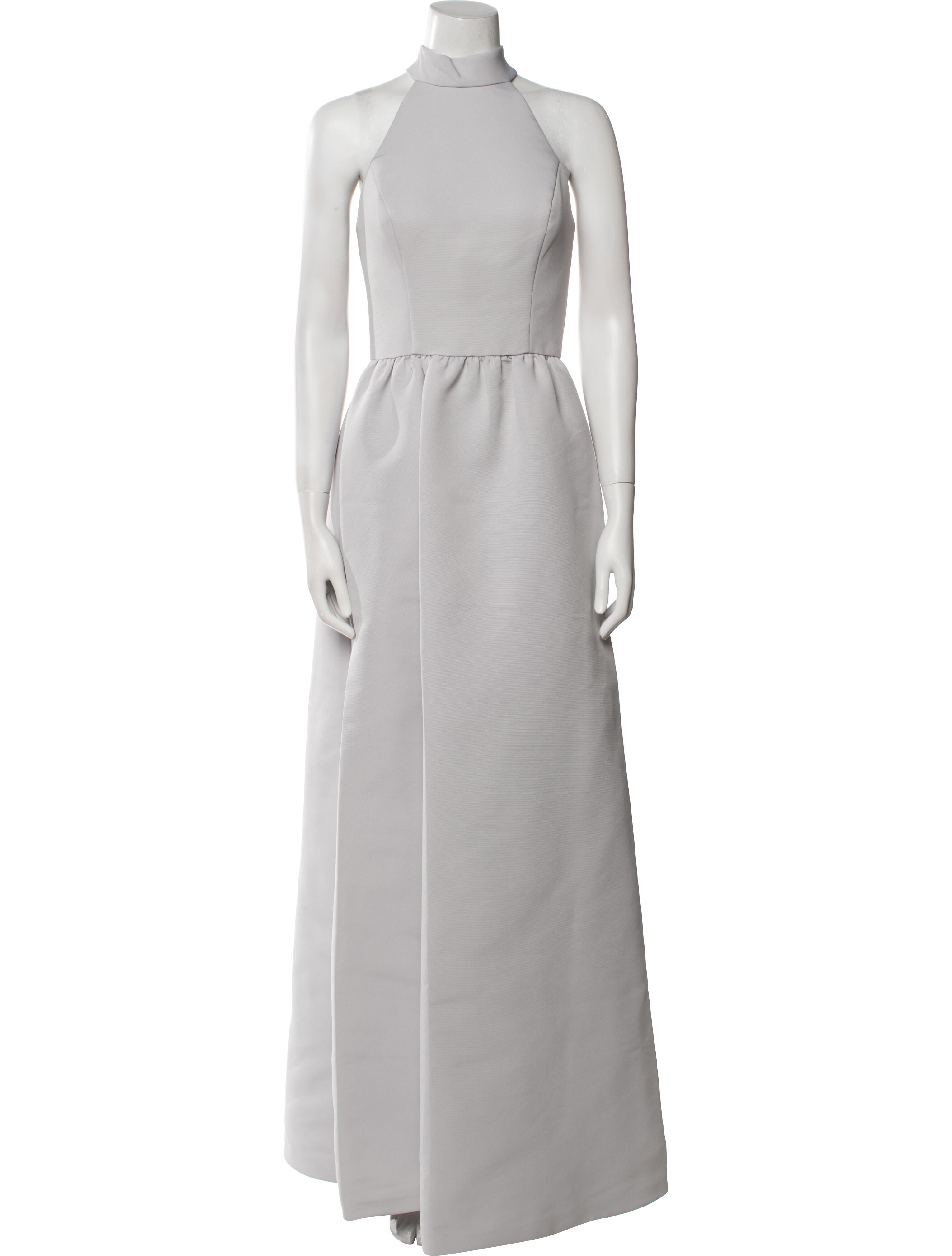 Amsale Halterneck Long Dress w/ Tags