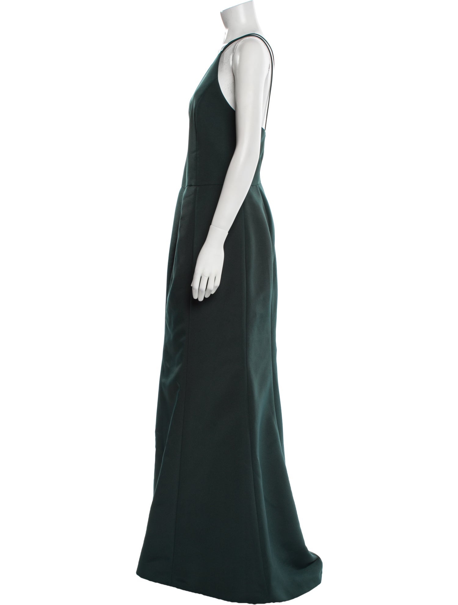 Amsale Halterneck Long Dress