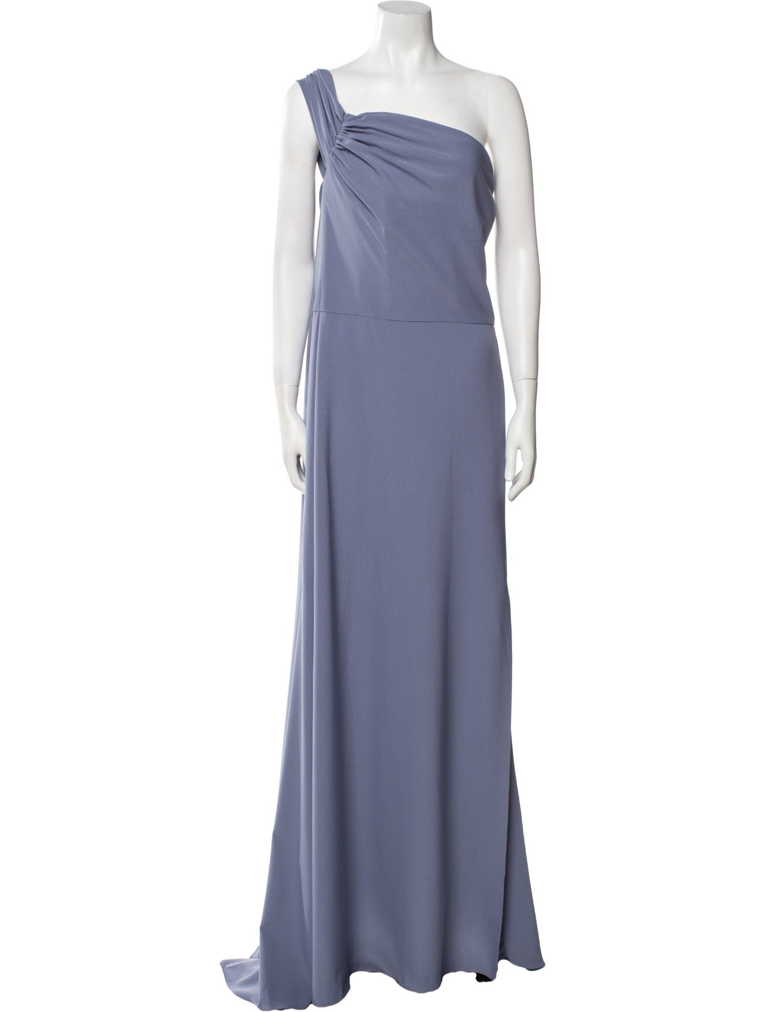 Amsale One-Shoulder Long Dress