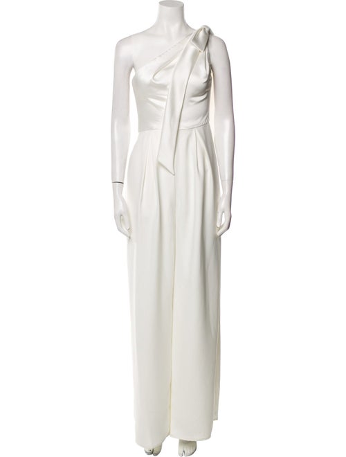 Amsale One-Shoulder Jumpsuit