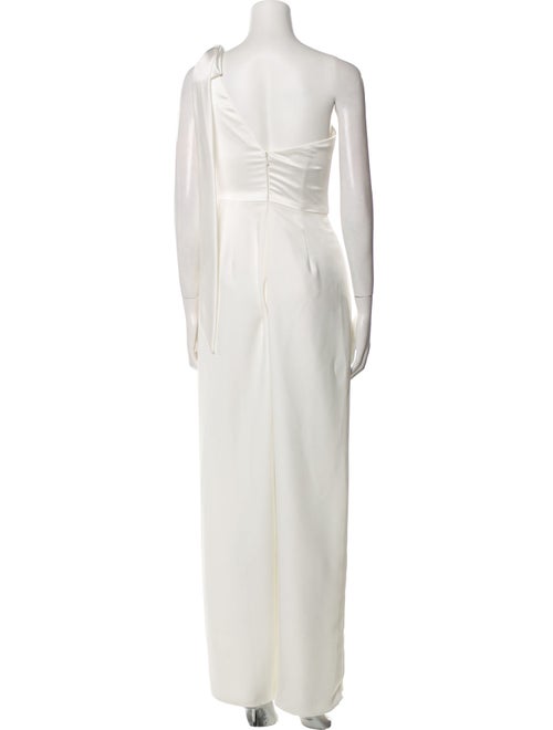Amsale One-Shoulder Jumpsuit