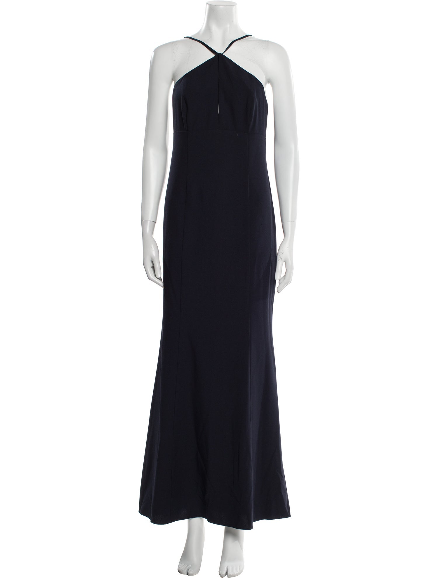 Amsale Halterneck Long Dress