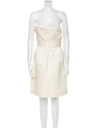 Amsale Strapless Mini Dress